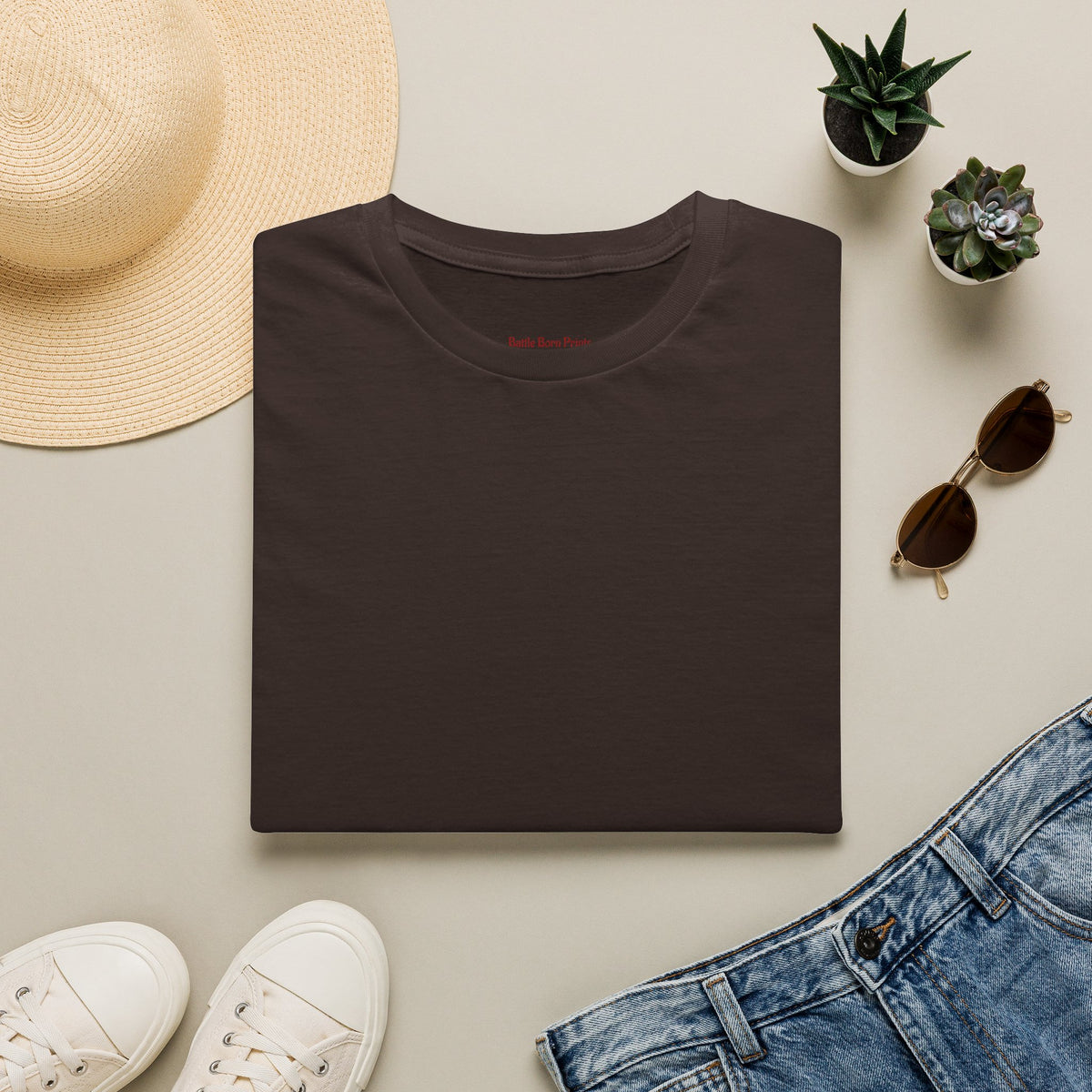 Men's Minimalist Graphic T-Shirt – Battle Born Prints Everyday Tee - Battle Born Prints