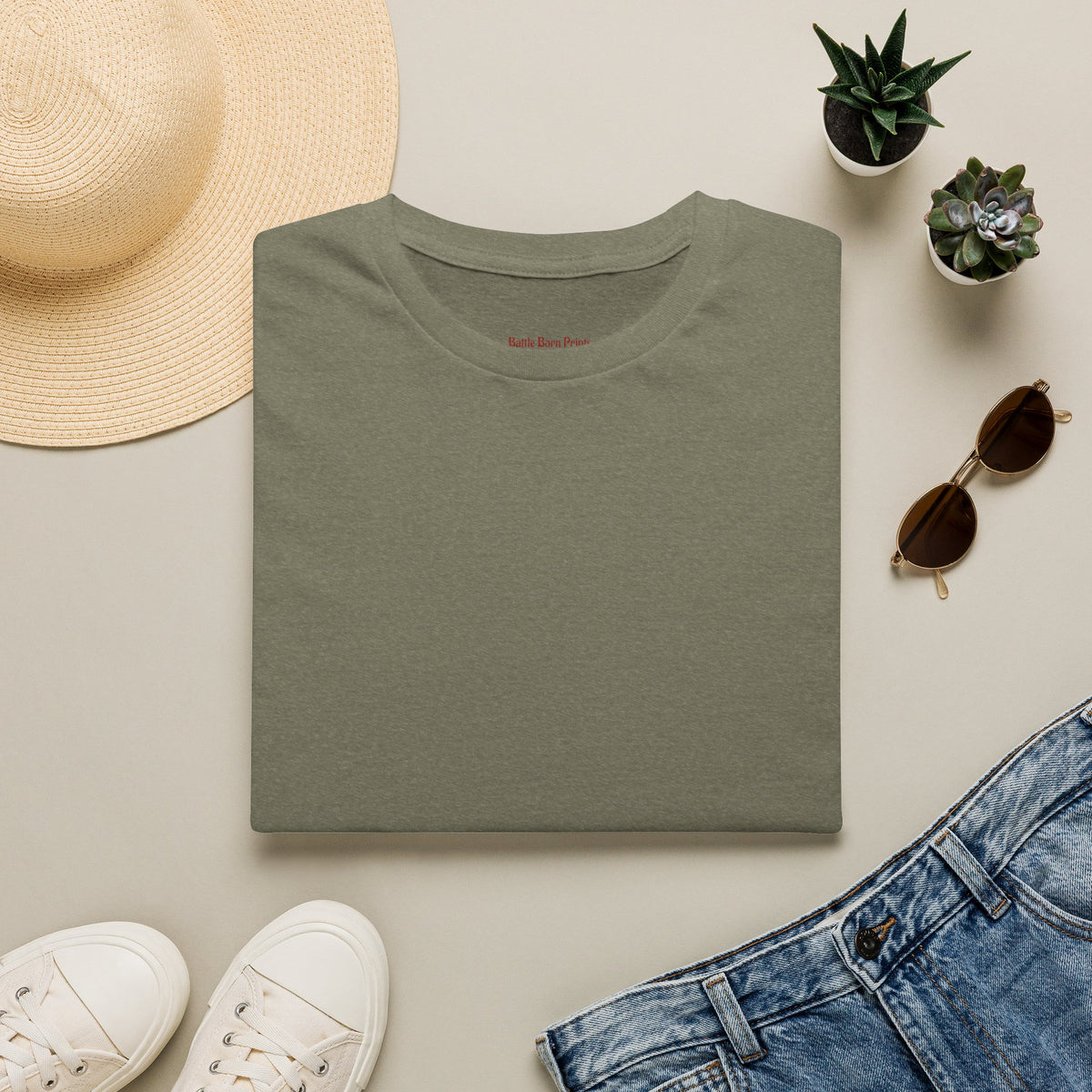Men's Minimalist Graphic T-Shirt – Battle Born Prints Everyday Tee - Battle Born Prints