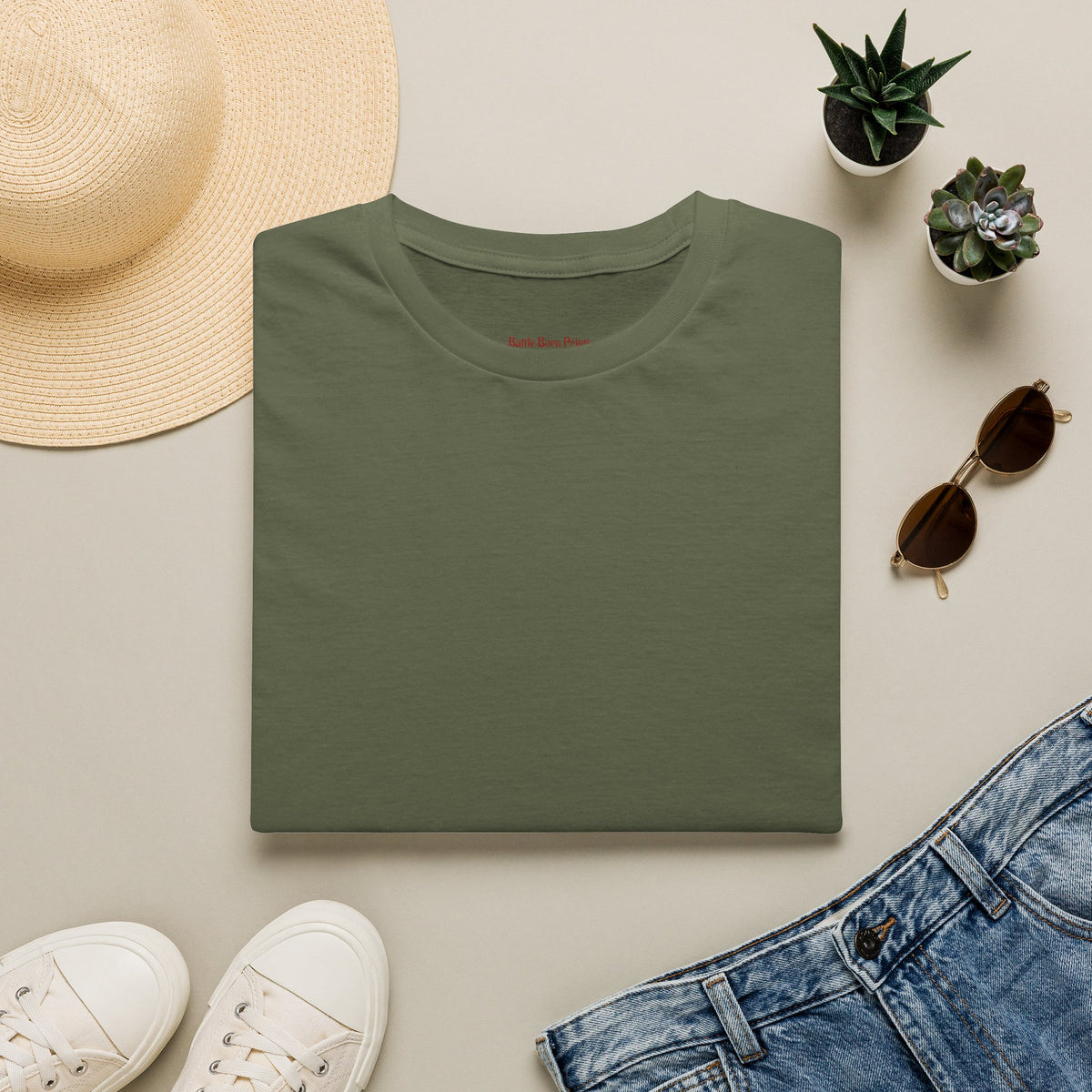 Men's Minimalist Graphic T-Shirt – Battle Born Prints Everyday Tee - Battle Born Prints
