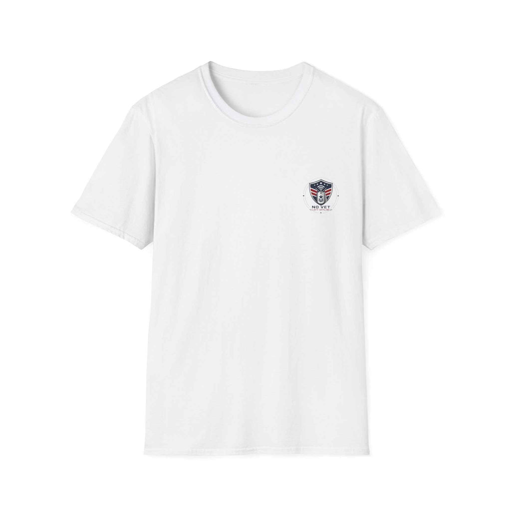 Men's Veteran Graphic T-Shirt – No Vet Left Offline Patriotic Tee