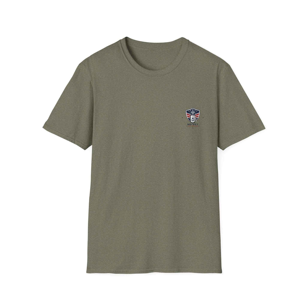 Men's Veteran Graphic T-Shirt – No Vet Left Offline Patriotic Tee - Battle Born Prints
