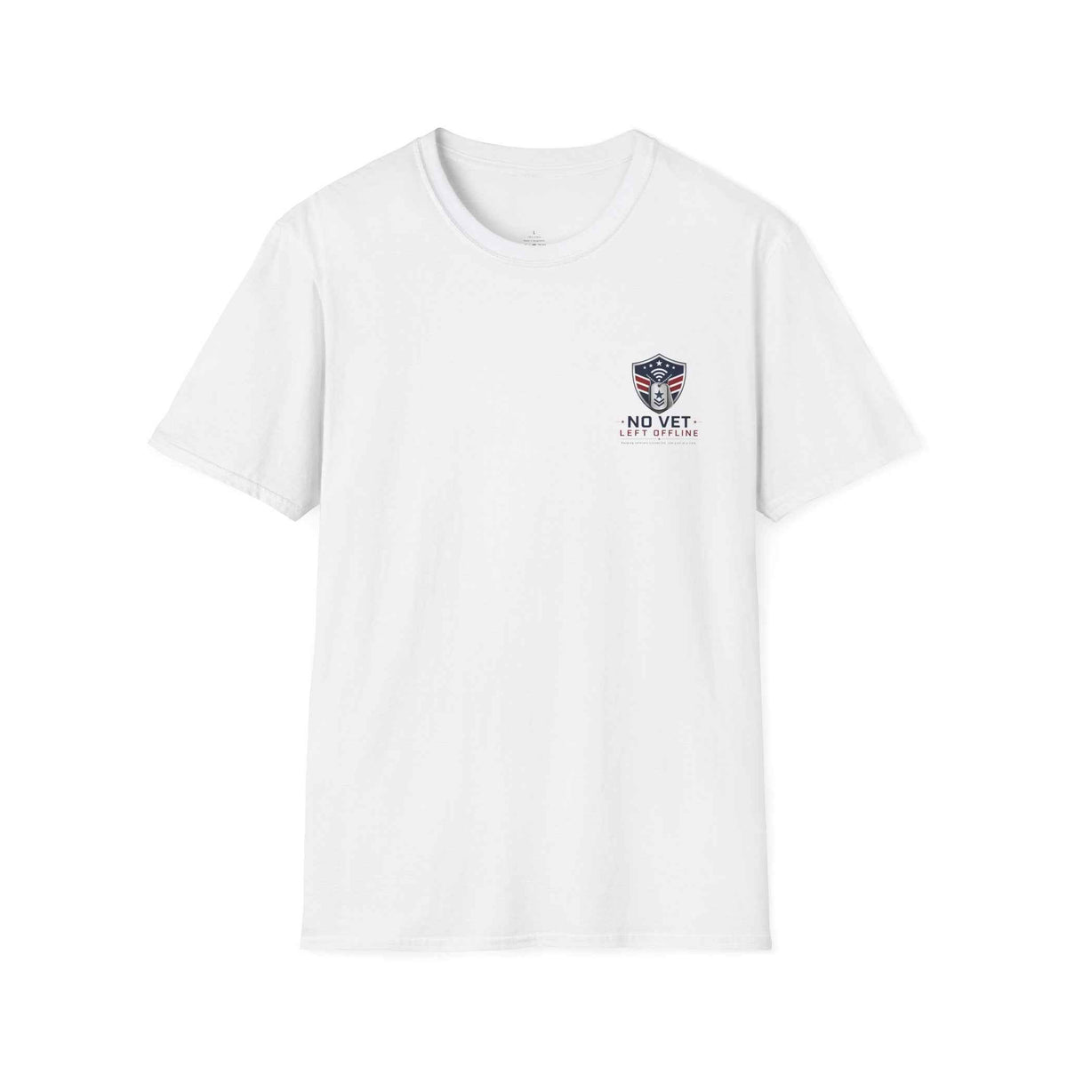 Men's Patriotic Veteran T-Shirt – No Vet Left Offline American Flag Graphic Tee - Battle Born Prints