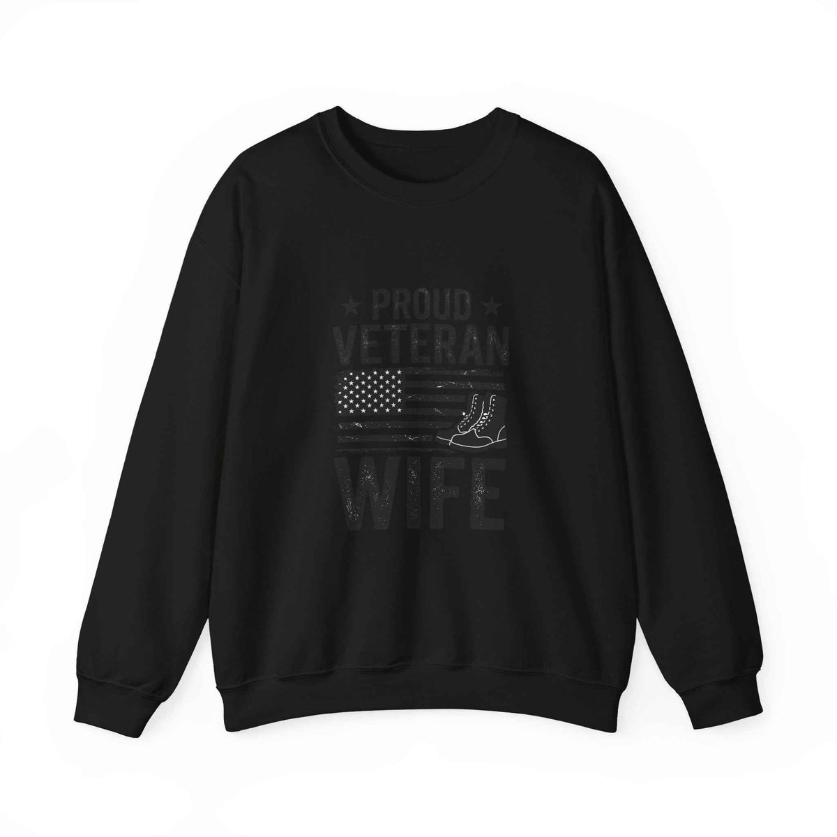 Proud Veteran Wife Sweatshirt – Show Your Support with Style