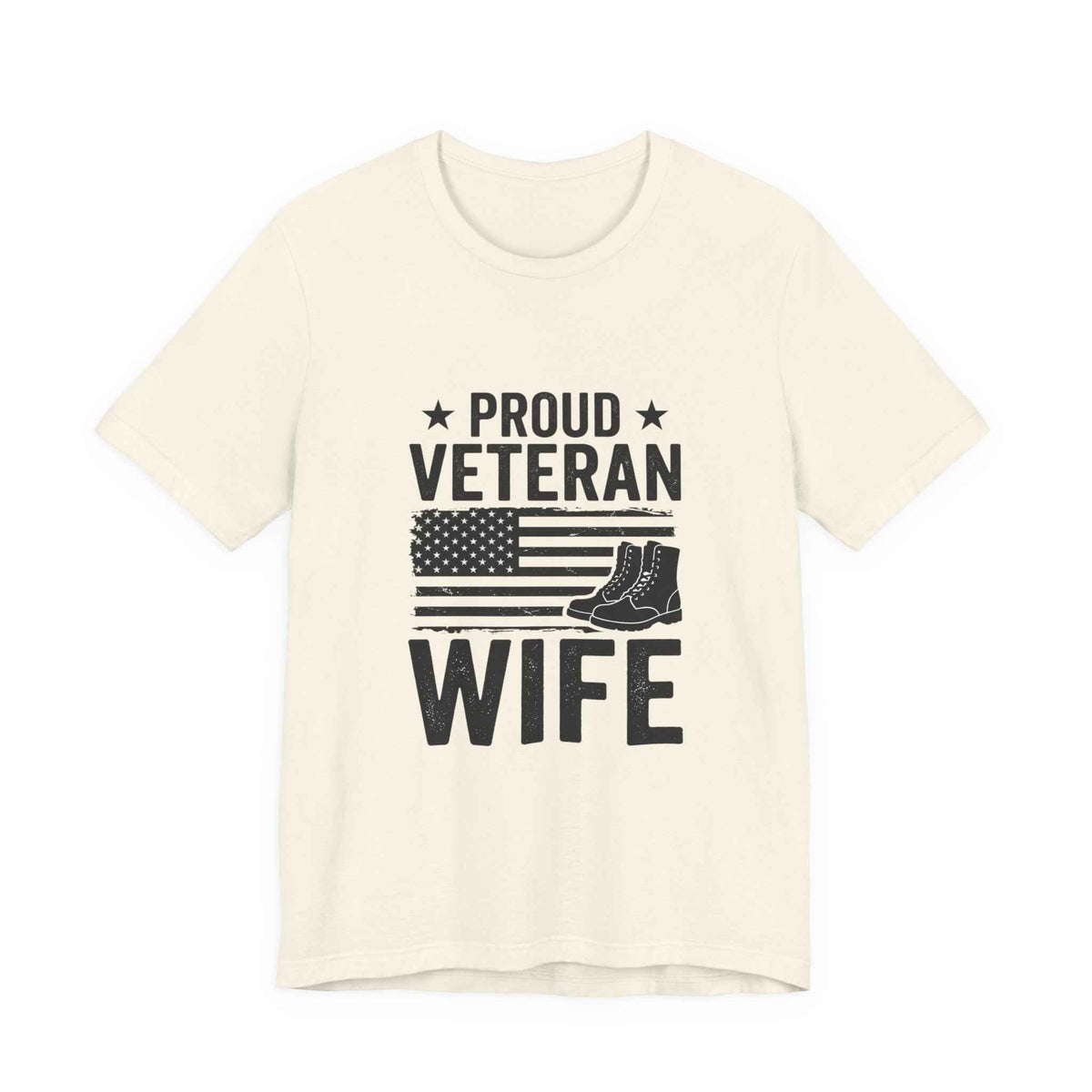Proud Veteran Wife T-Shirt - Celebrate Your Military Pride with Comfort and Style