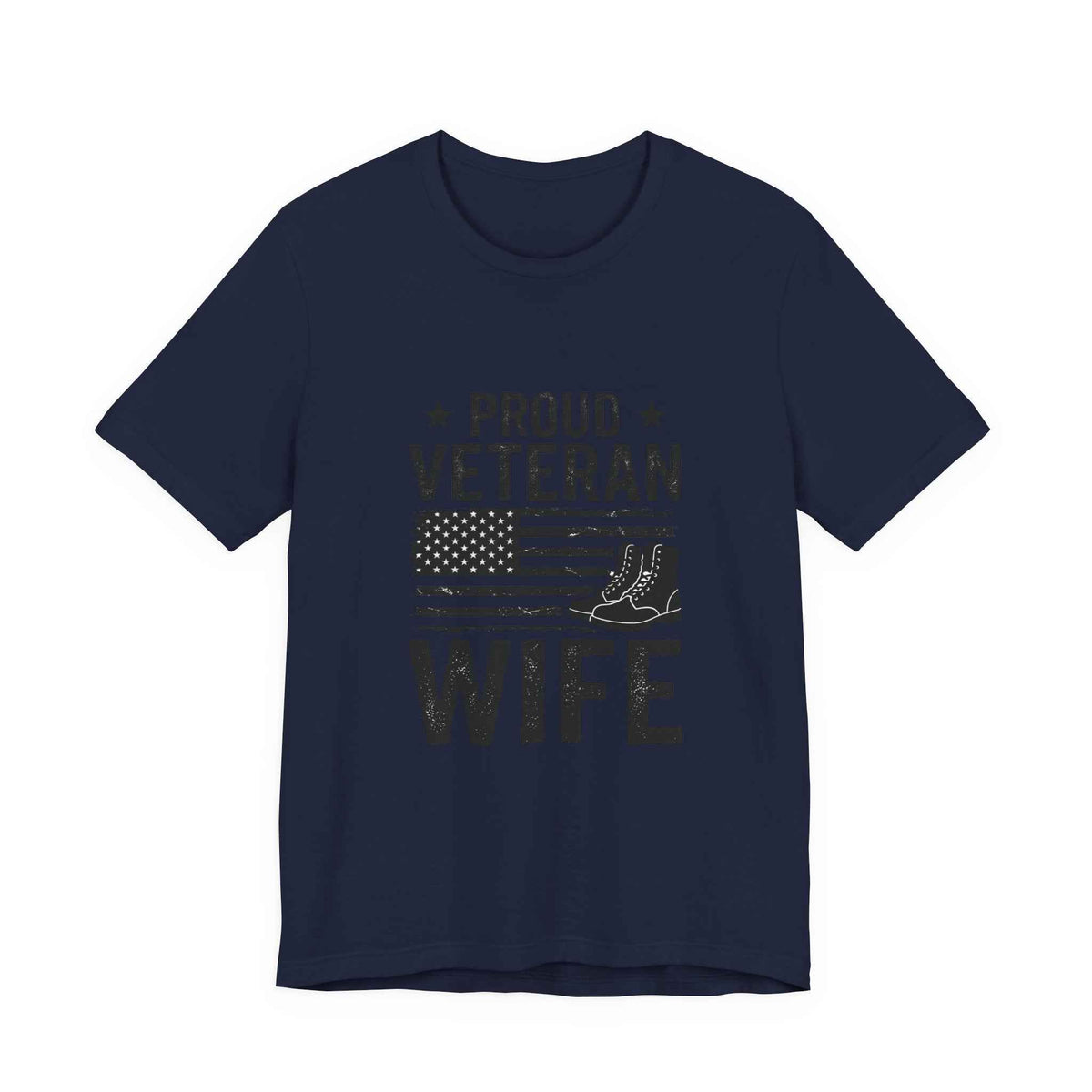 Proud Veteran Wife T-Shirt - Celebrate Your Military Pride with Comfort and Style