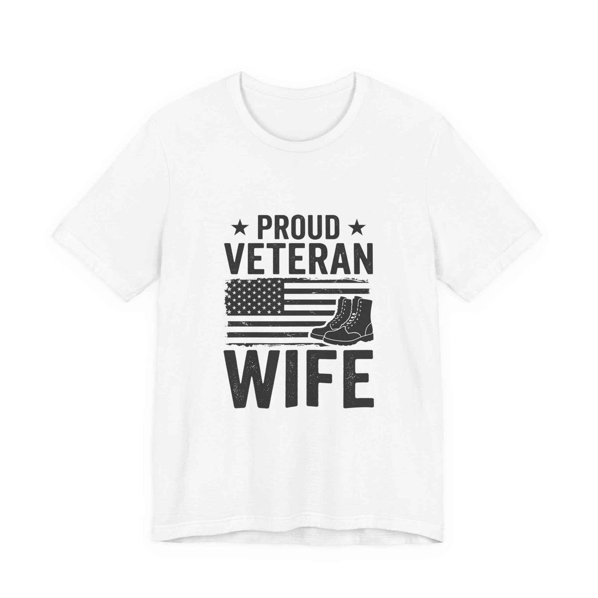 Proud Veteran Wife T-Shirt - Celebrate Your Military Pride with Comfort and Style