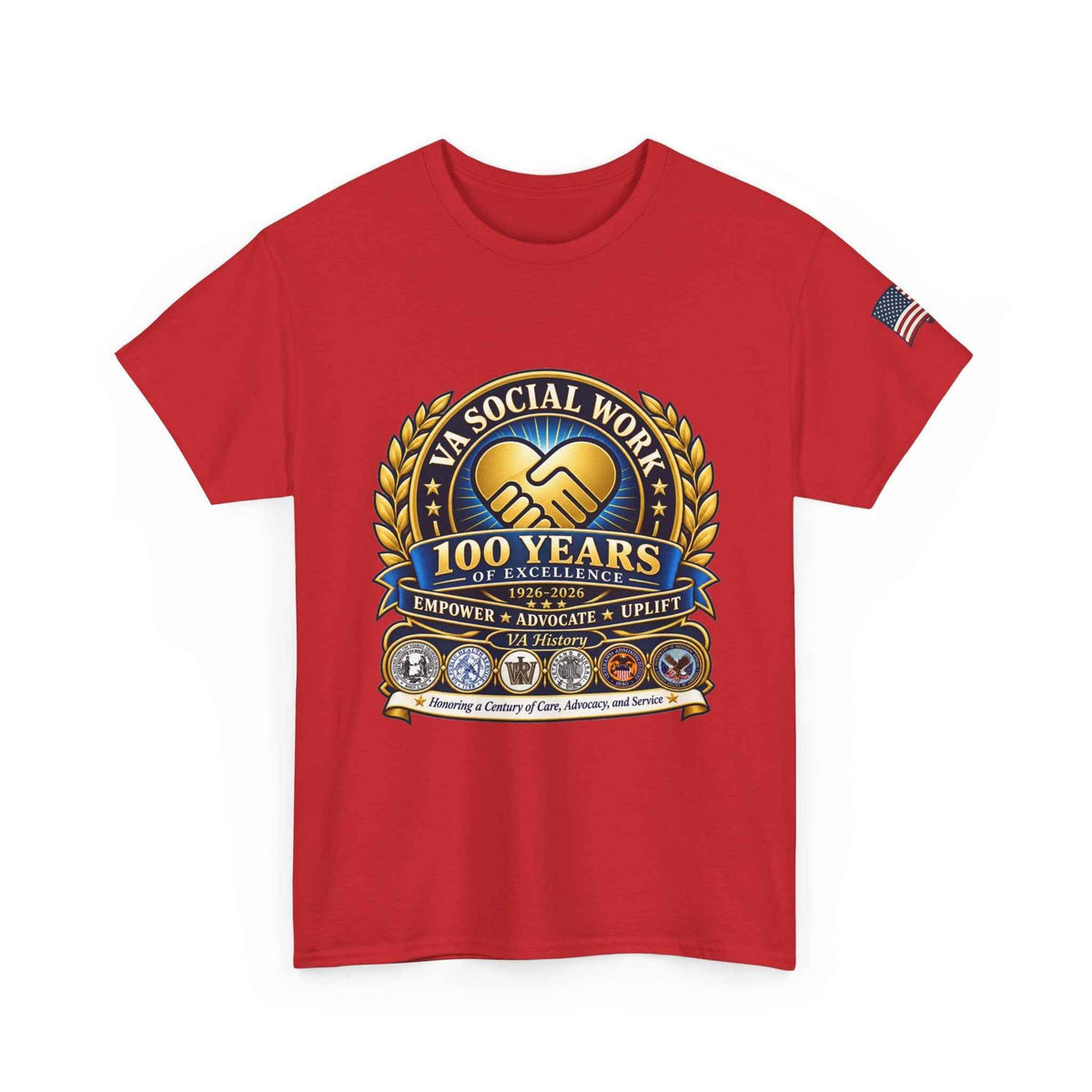 Social Work VA 100th Anniversary T-Shirt – Unisex Graphic Tee - Battle Born Prints