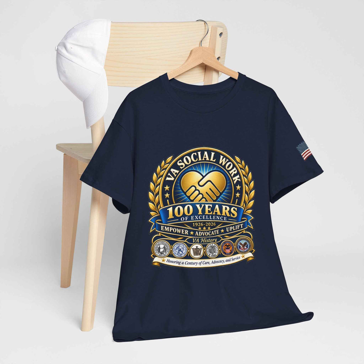 Social Work VA 100th Anniversary T-Shirt – Unisex Graphic Tee - Battle Born Prints