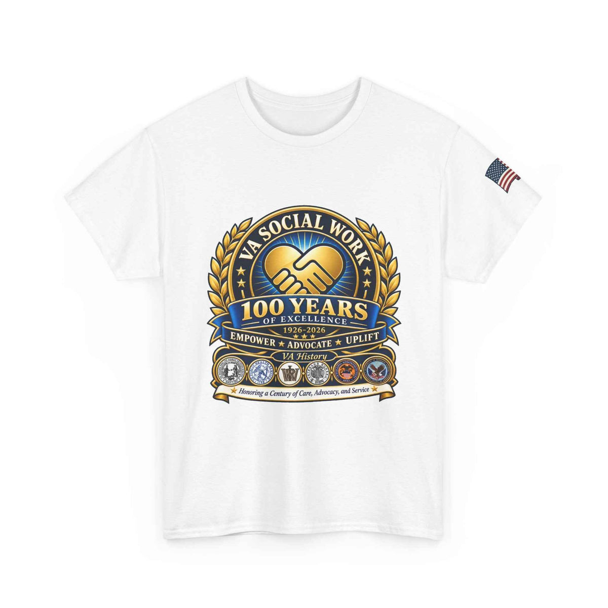 Social Work VA 100th Anniversary T-Shirt – Unisex Graphic Tee - Battle Born Prints