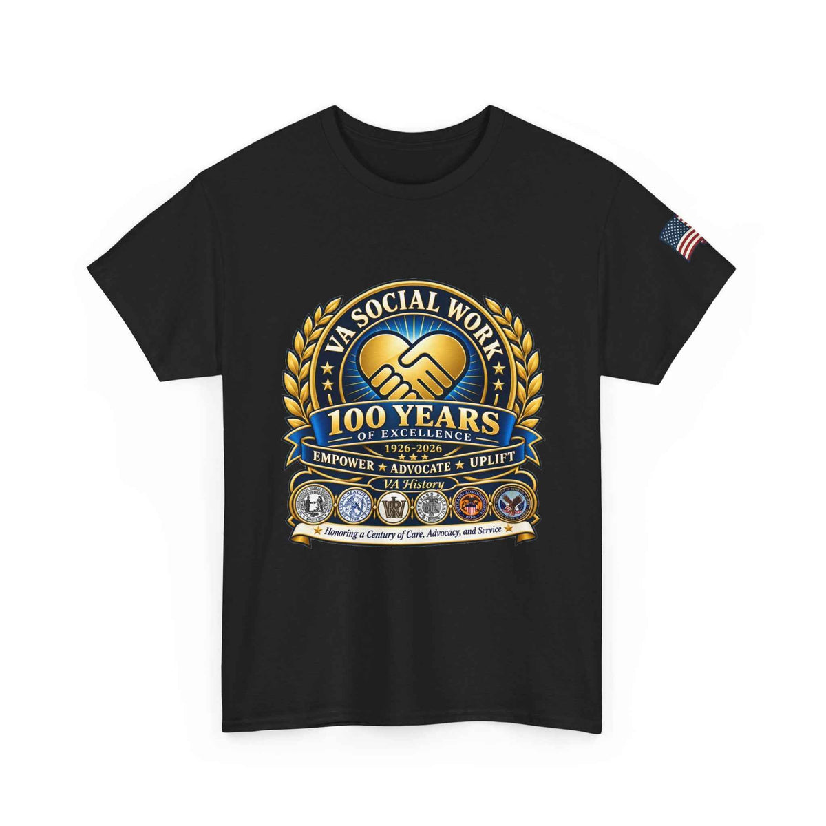 Social Work VA 100th Anniversary T-Shirt – Unisex Graphic Tee - Battle Born Prints