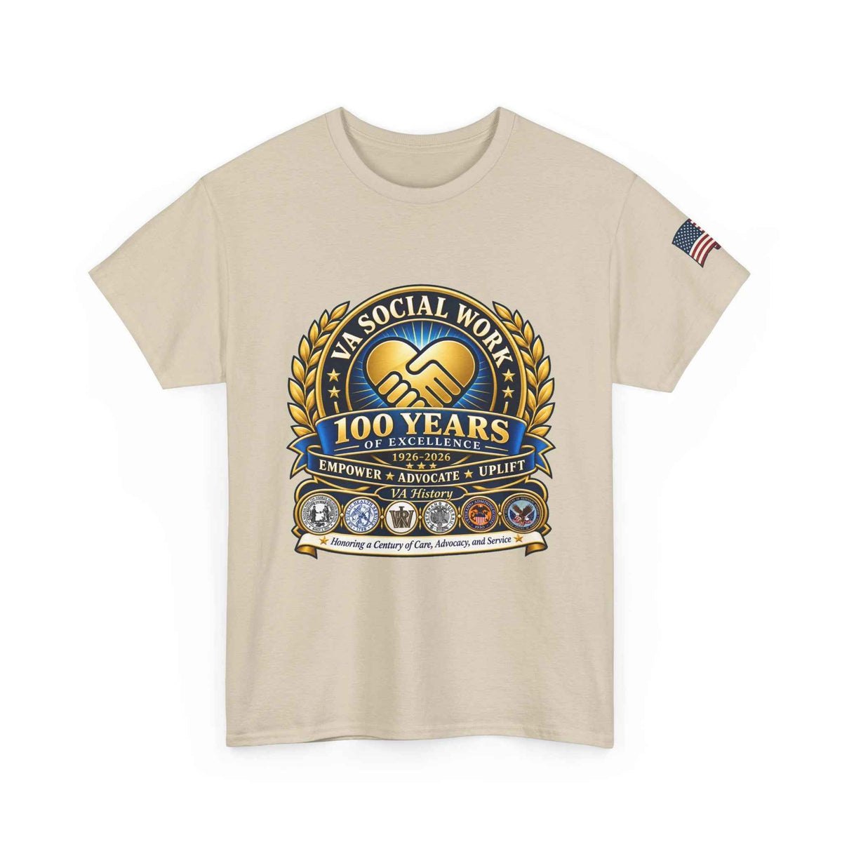 Social Work VA 100th Anniversary T-Shirt – Unisex Graphic Tee - Battle Born Prints