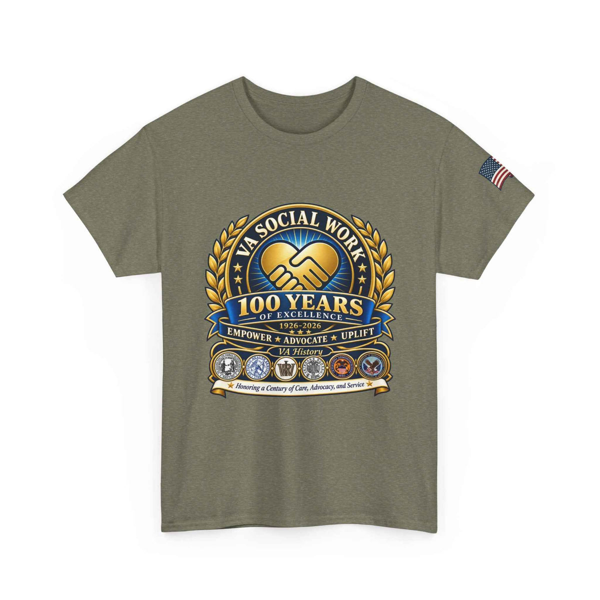 Social Work VA 100th Anniversary T-Shirt – Unisex Graphic Tee - Battle Born Prints