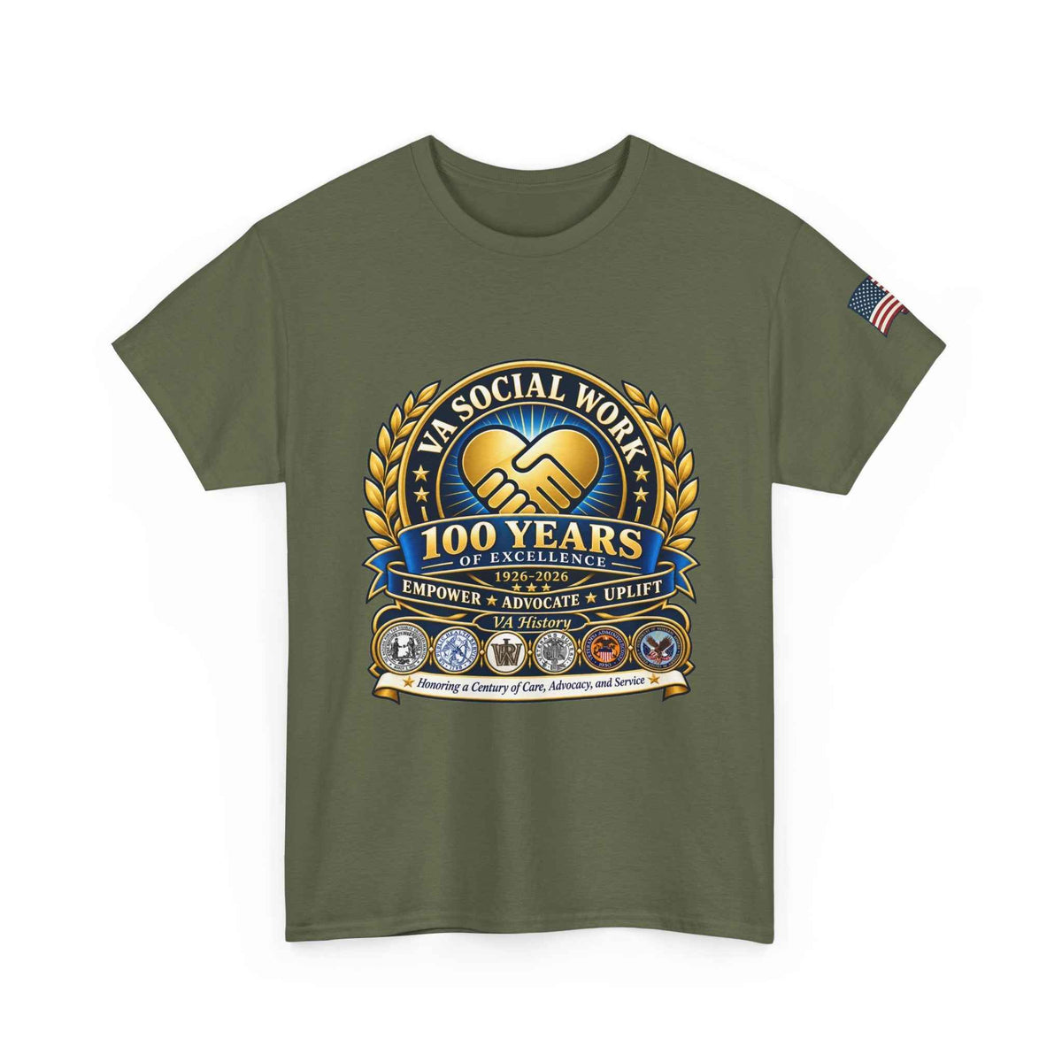 Social Work VA 100th Anniversary T-Shirt – Unisex Graphic Tee - Battle Born Prints
