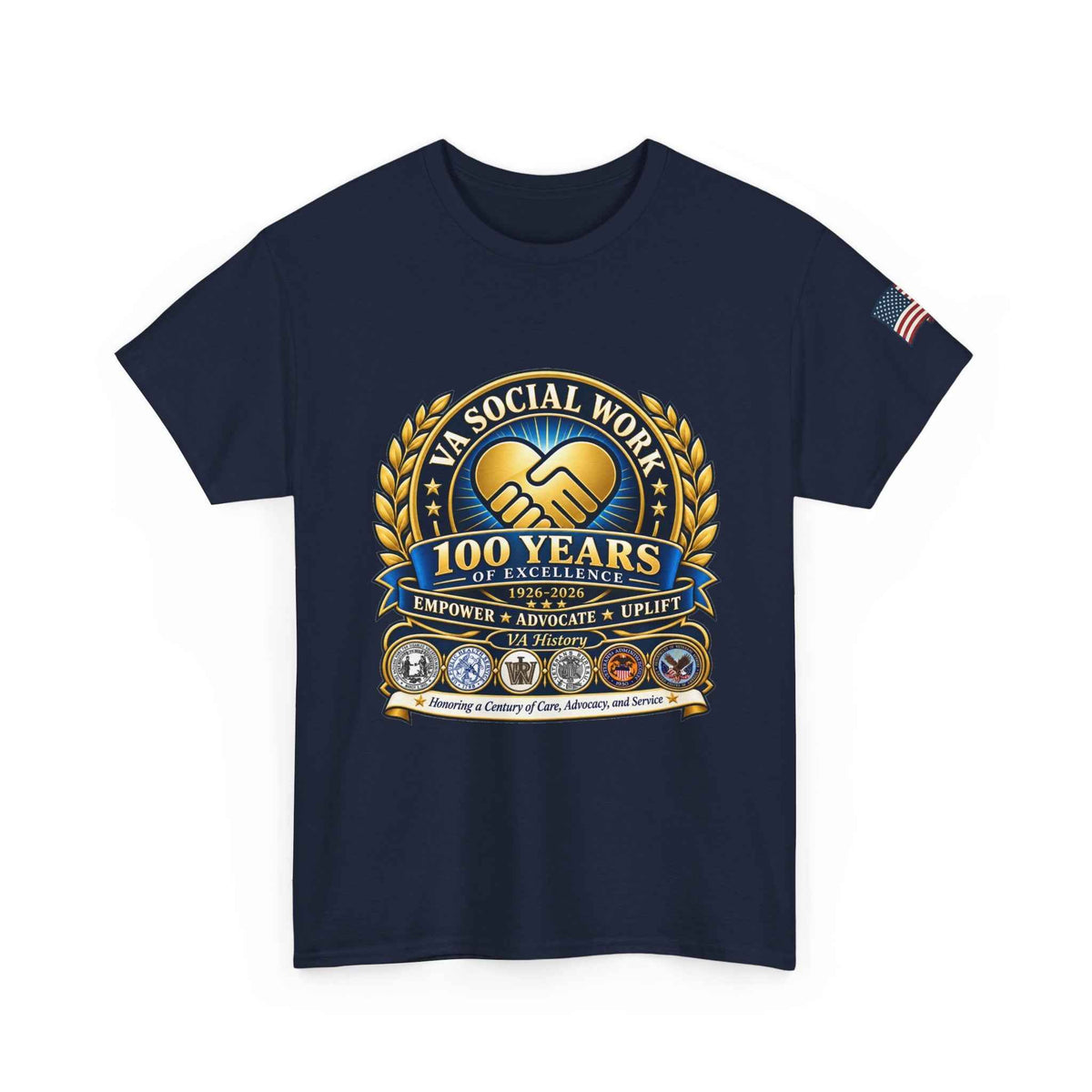 Social Work VA 100th Anniversary T-Shirt – Unisex Graphic Tee - Battle Born Prints