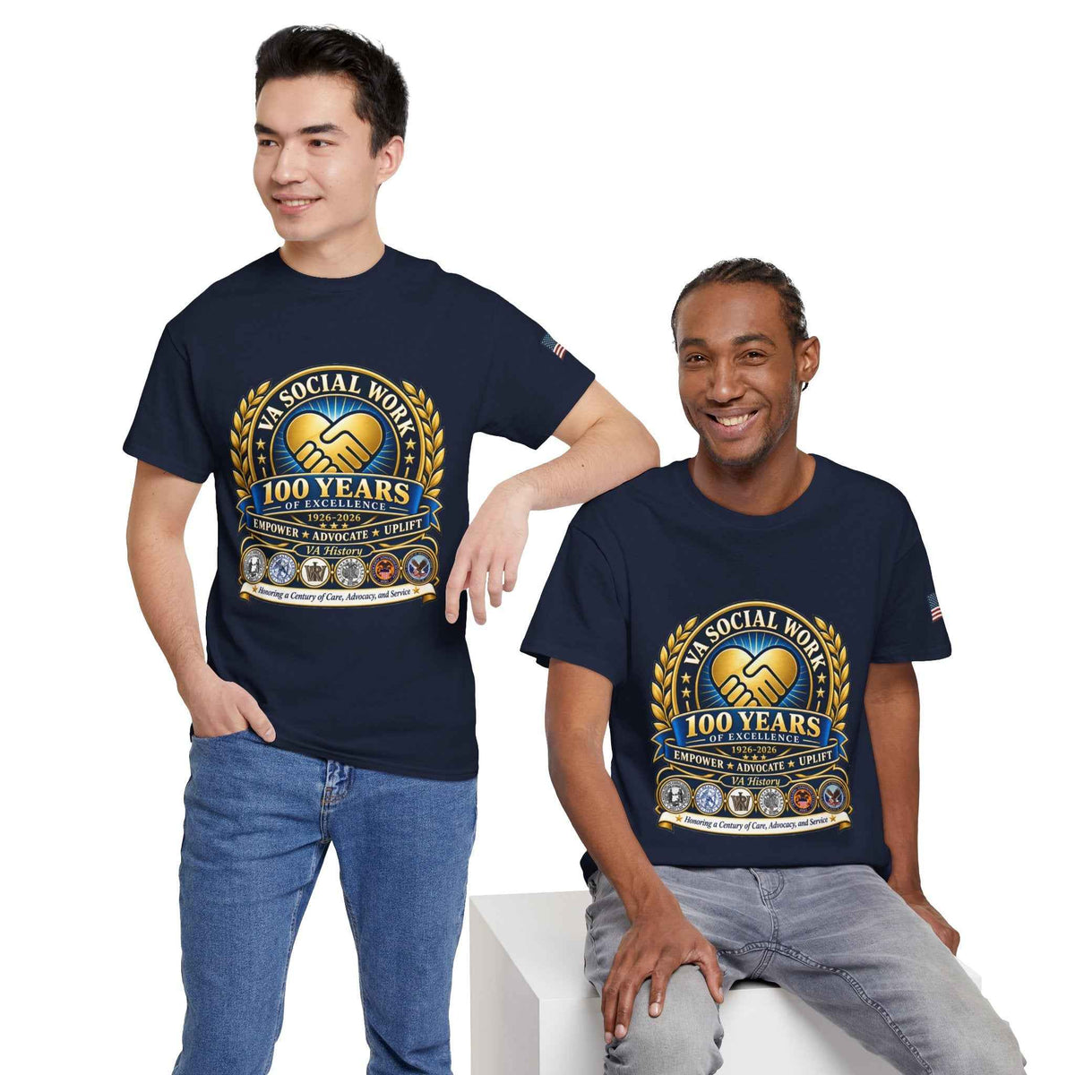 Social Work VA 100th Anniversary T-Shirt – Unisex Graphic Tee - Battle Born Prints