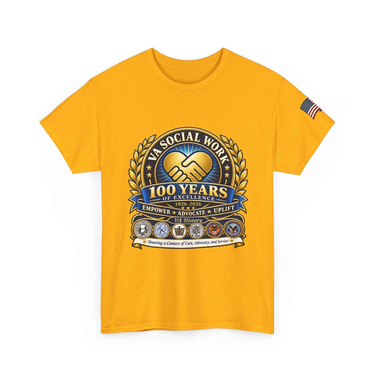 Social Work VA 100th Anniversary T-Shirt – Unisex Graphic Tee - Battle Born Prints