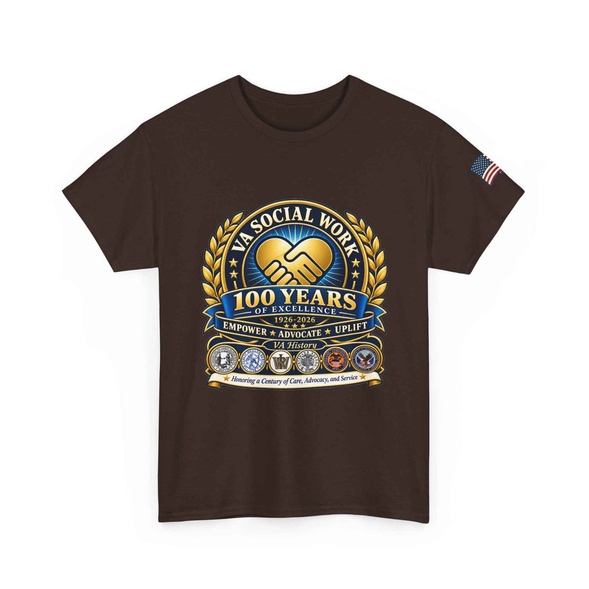 Social Work VA 100th Anniversary T-Shirt – Unisex Graphic Tee - Battle Born Prints
