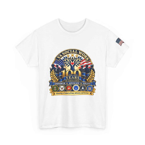 VA Social Work Centennial T-Shirt – Unisex Graphic Tee, Battle Born Prints - Battle Born Prints