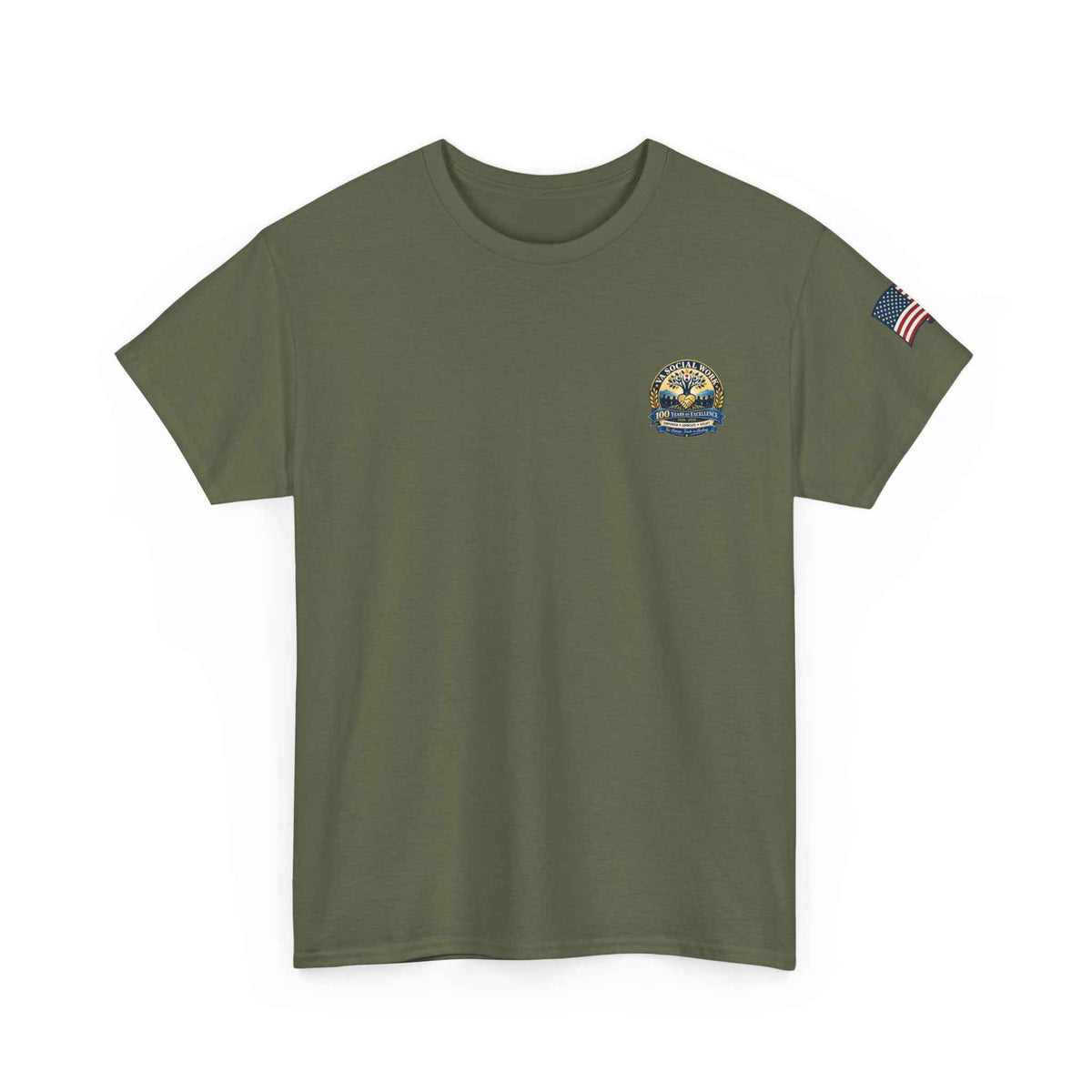 VA Social Work 100th Anniversary T-Shirt – Veteran Pride Graphic Tee - Battle Born Prints