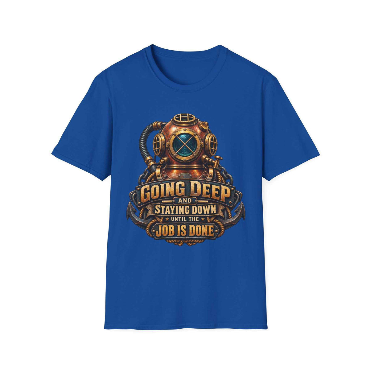 Vintage Scuba Diving T-Shirt – Dive Deep with Style and Comfort