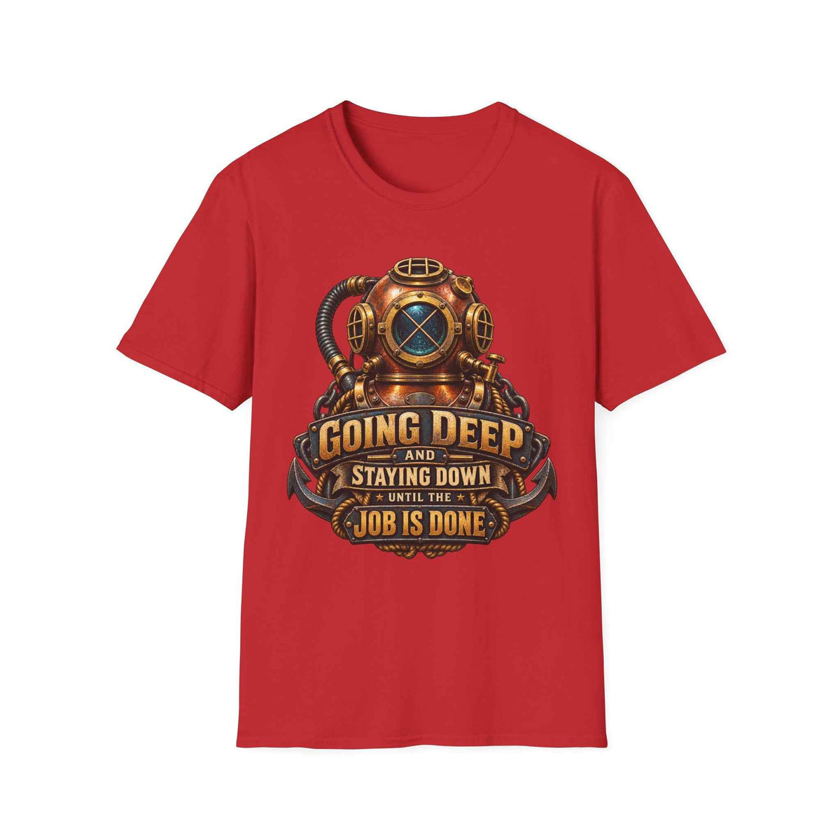 Vintage Scuba Diving T-Shirt – Dive Deep with Style and Comfort